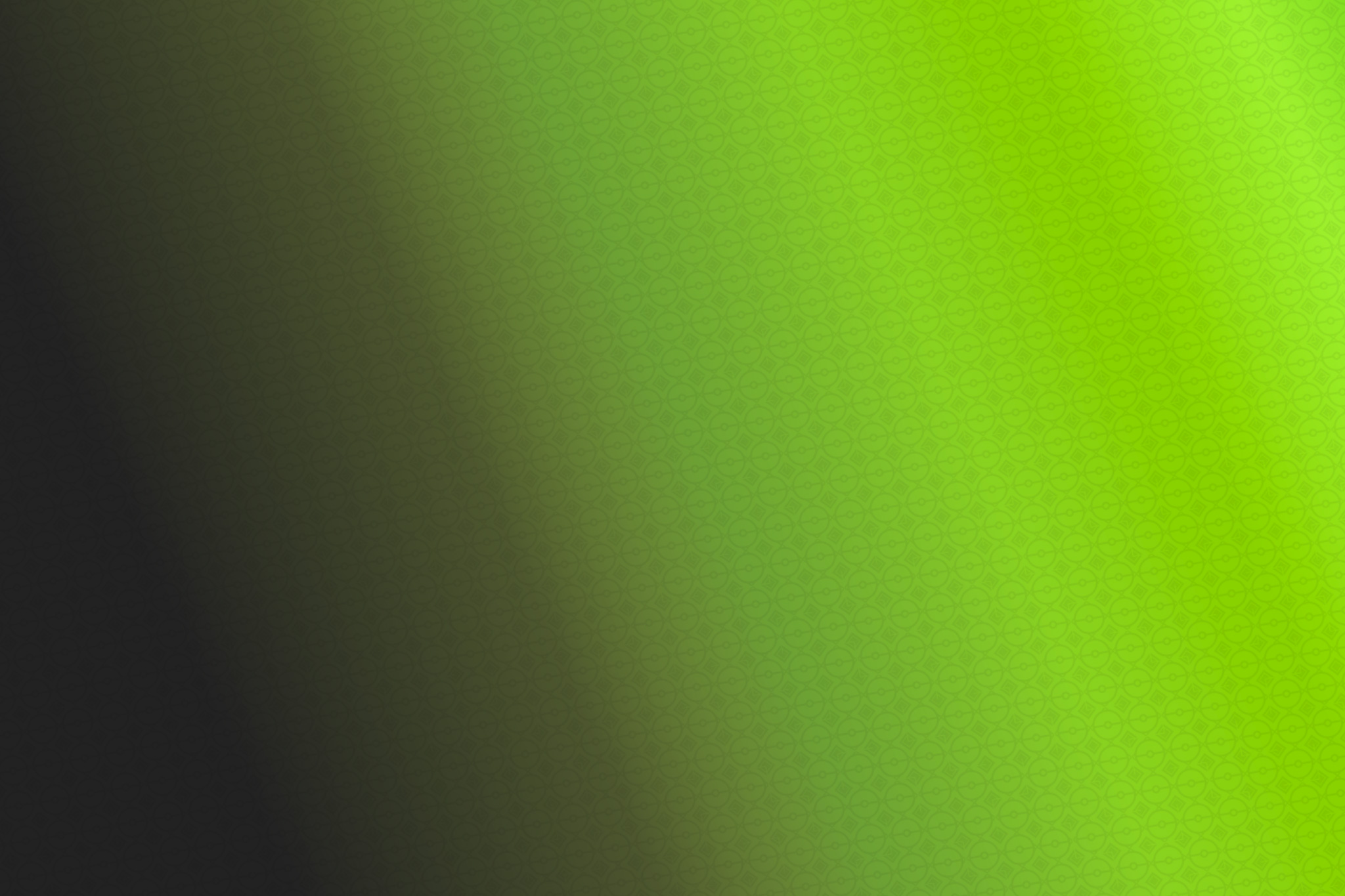 Dark charcoal gradient fading into vibrant green with a subtle repeating circular pattern, evoking a sense of adventure and discovery